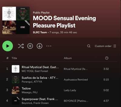 MOOD Sensual Evening Playlist